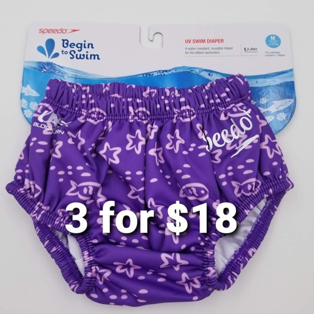 SPEEDO Girls Begin to Swim Diaper (3 for $18)